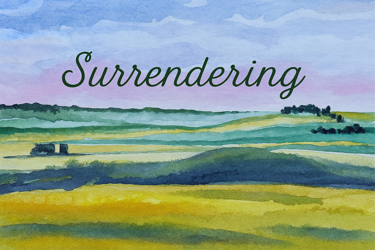 Substack banner for @surrendering