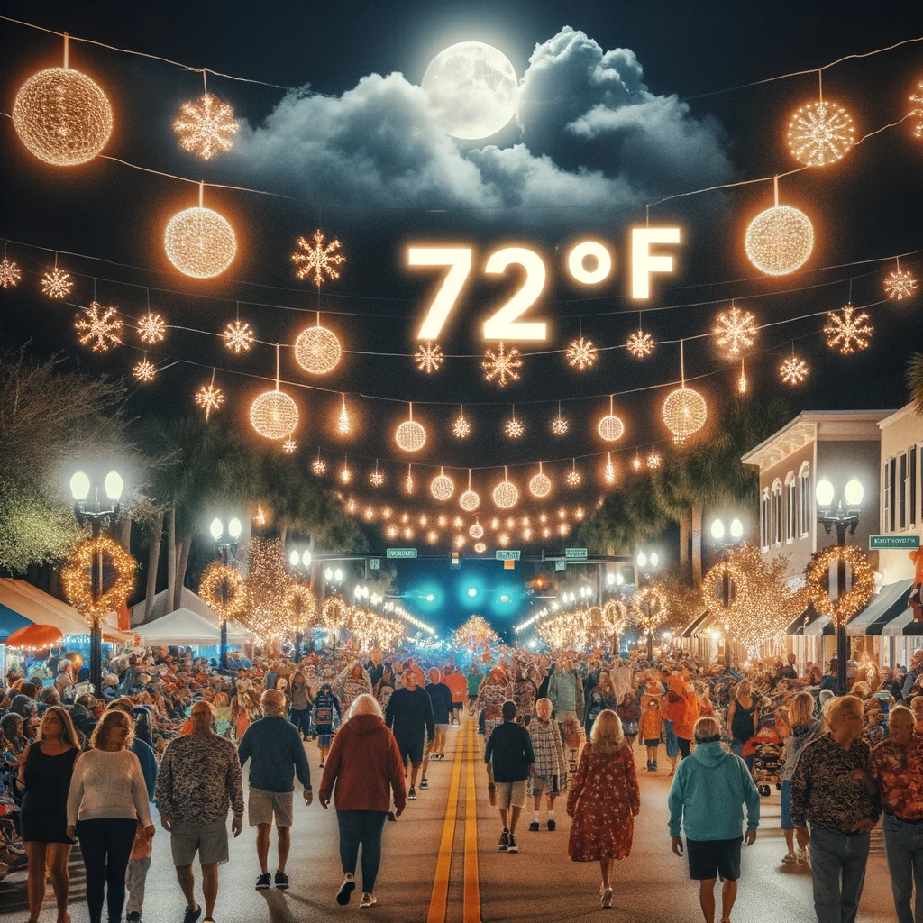 Image for article: Weather Forecast for the Palm Bay Holiday Light Parade