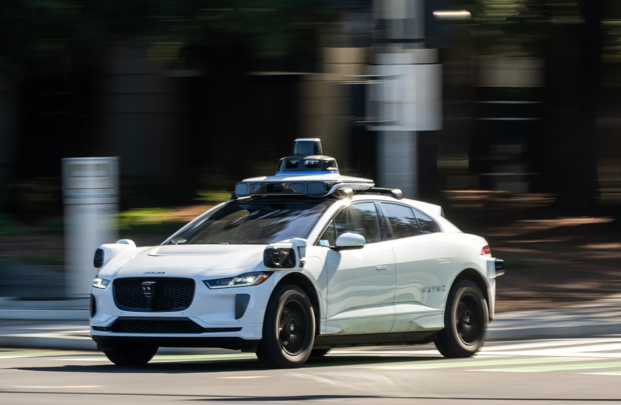 Waymo Jaguar I-Pace autonomous vehicle in Phoenix