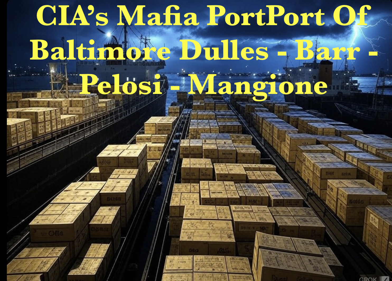 Mangione Mob Ties And Pelosi Ties Can't Be Denied
