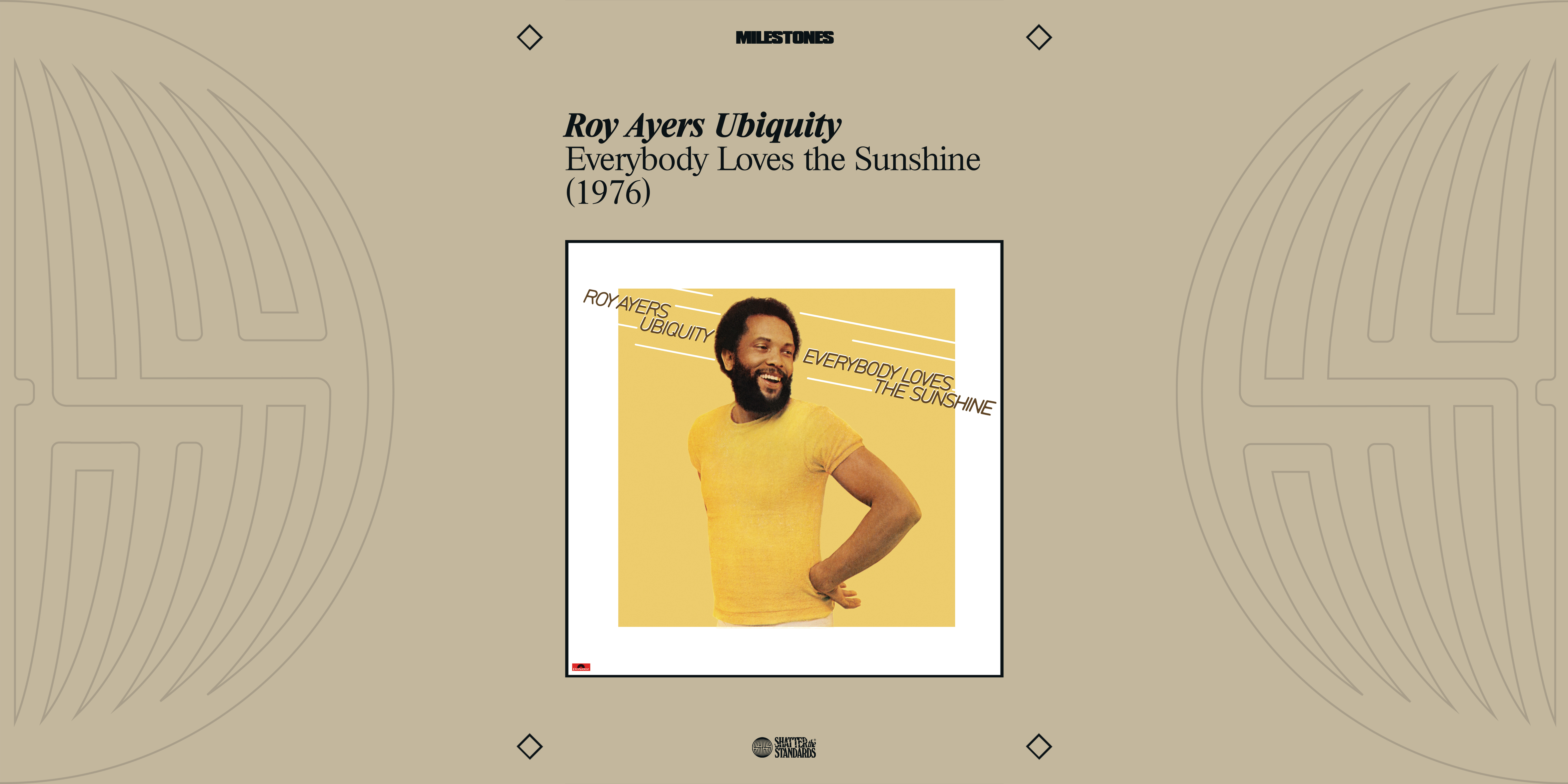 Milestones: Everybody Loves the Sunshine by Roy Ayers Ubiquity