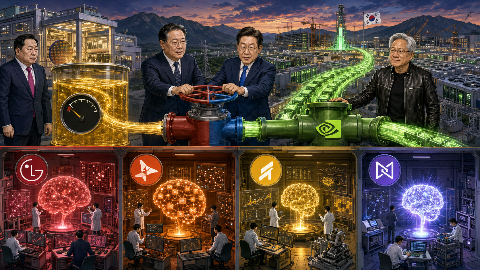 Korea's Trillion-Dollar Sovereign AI Investment: Nvidia Wins, Hynix Loses