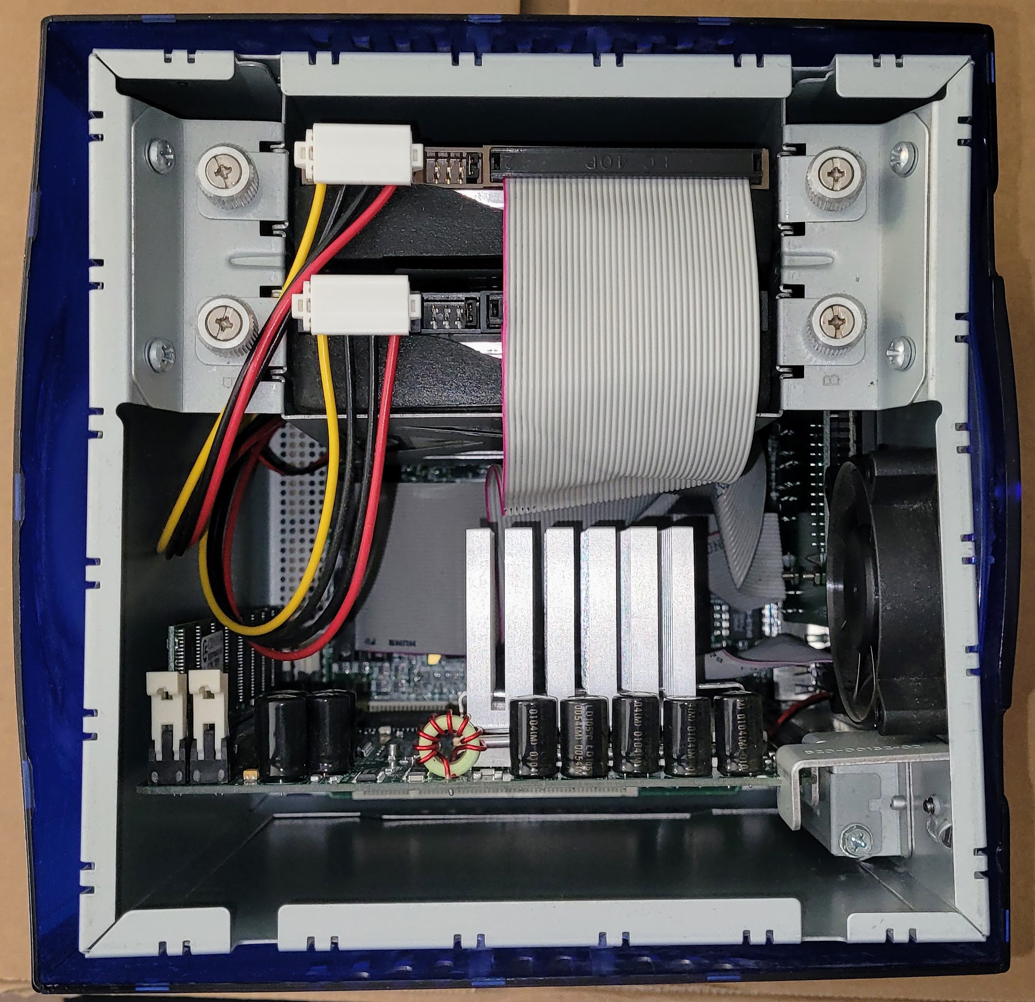 Qube 3 inside the case