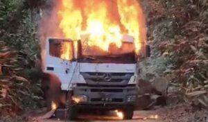 Ibama e PF encontram seis serrarias em terra indígena Mequéns, em Rondônia; equipamentos foram incinerados