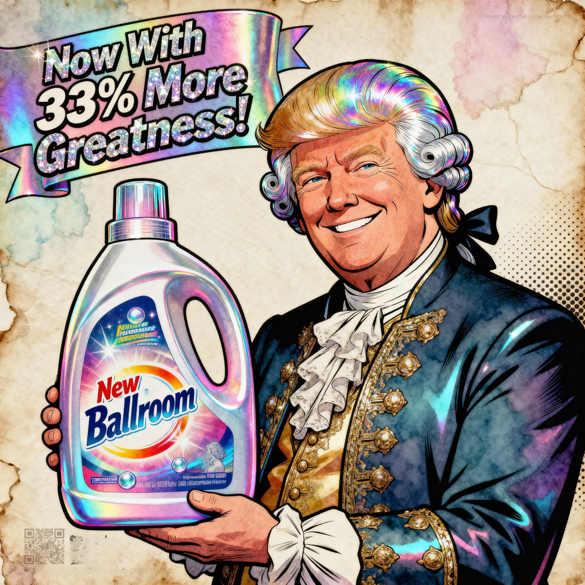 Magick Mica Trump parody art