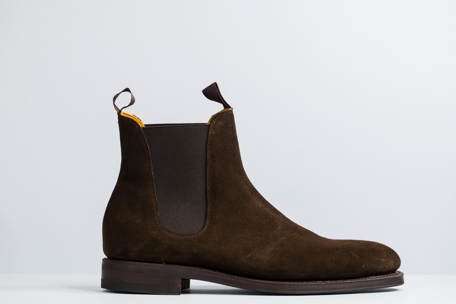MEERMIN brown suede ankle pull on boots - Size 9.5 Review: Meermin Suede Chelsea Boot in Brown main image 4