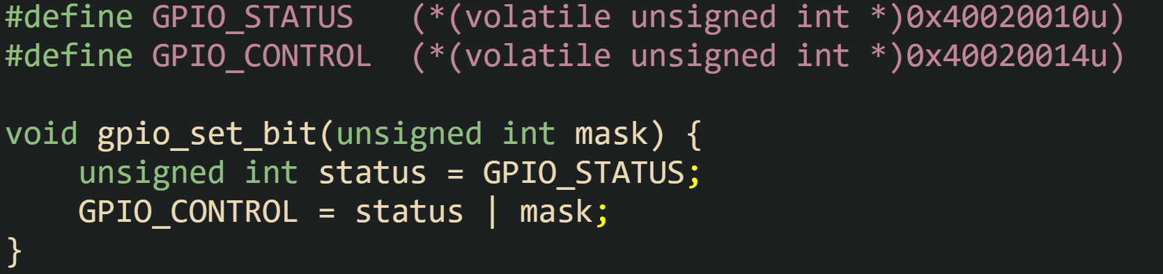 Using const and volatile in C