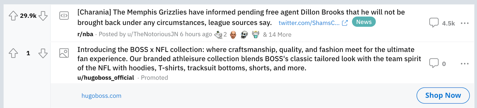 Image from What 5 years at Reddit taught us about building for a highly opinionated user