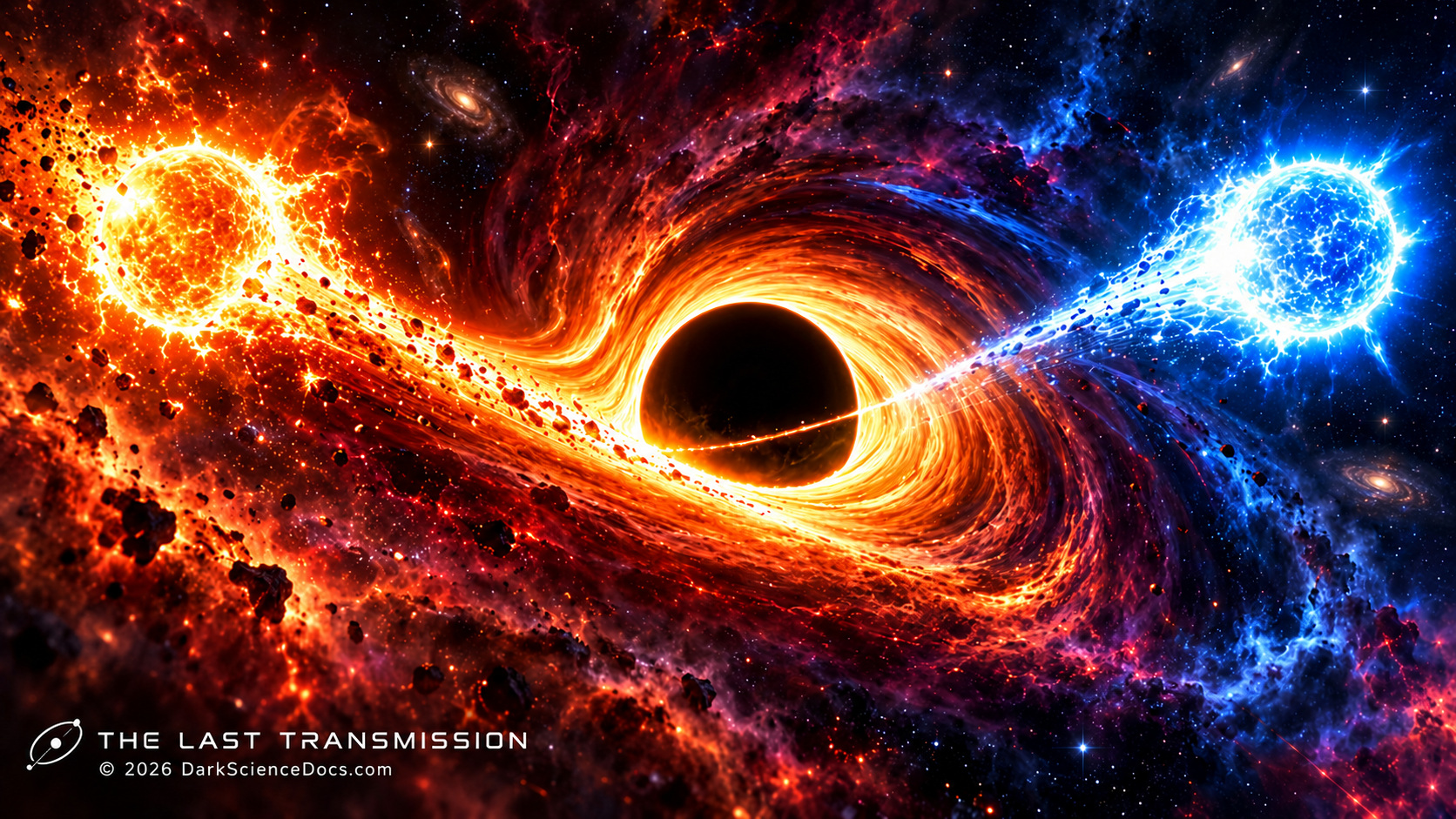 The Black Hole That Tore Two Stars Apart and Sent One Into Eternal Exile