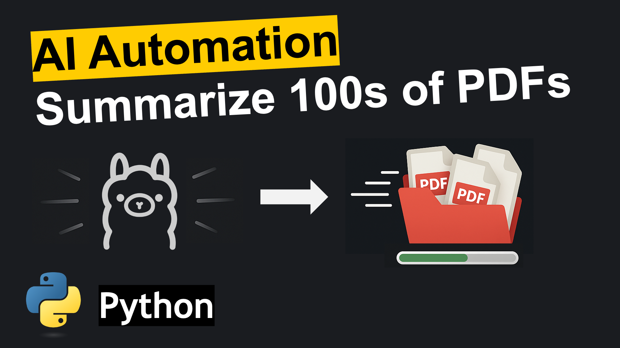 Summarize Hundreds of PDFs with Local AI Python Automation