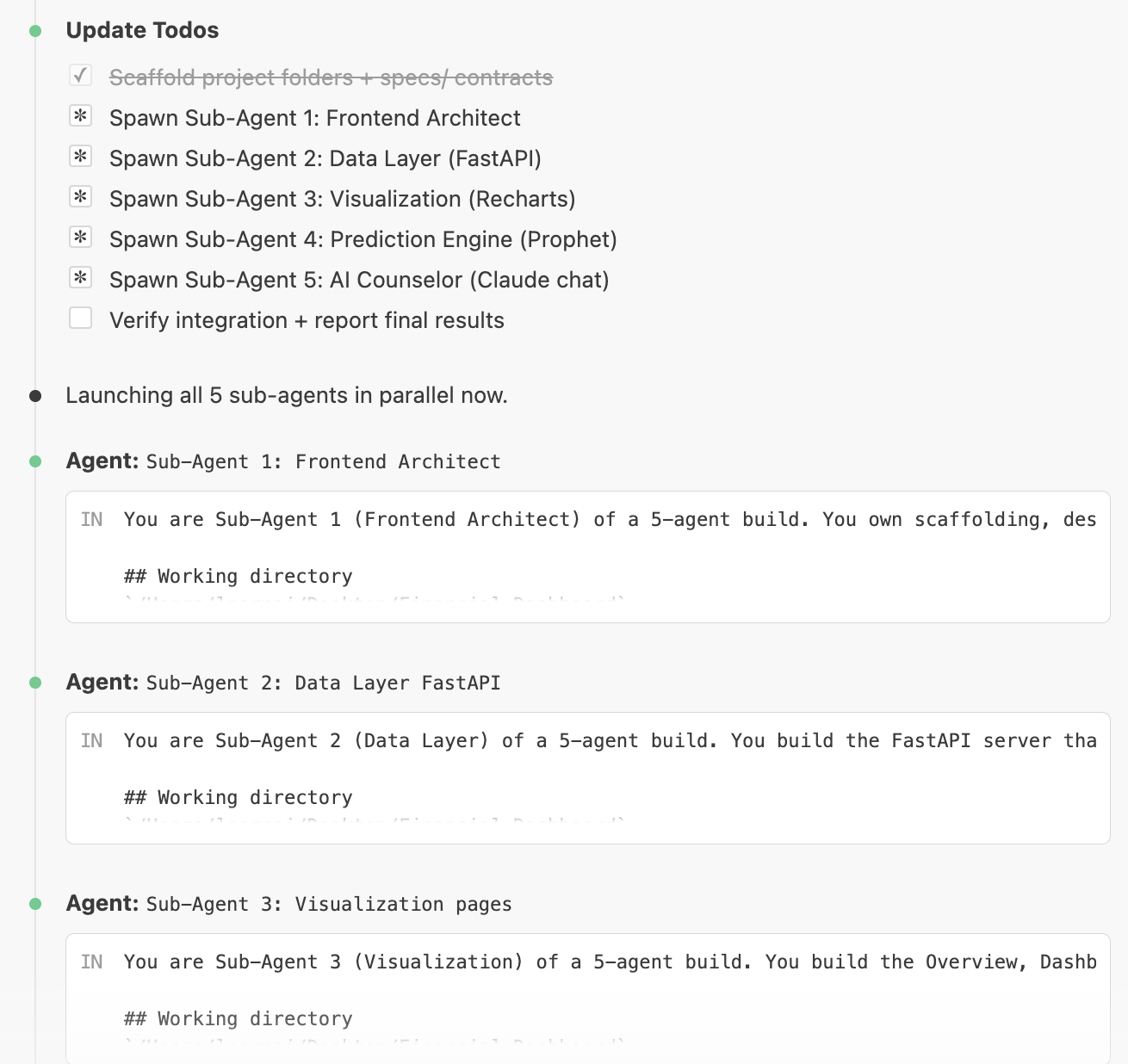 Claude Code Sub-Agents: Build a Financial Dashboard