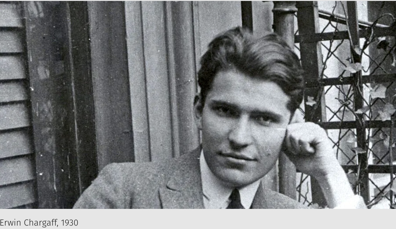 Erwin Chargaff’s Warning about Genetic Manipulation – The Burning Platform
