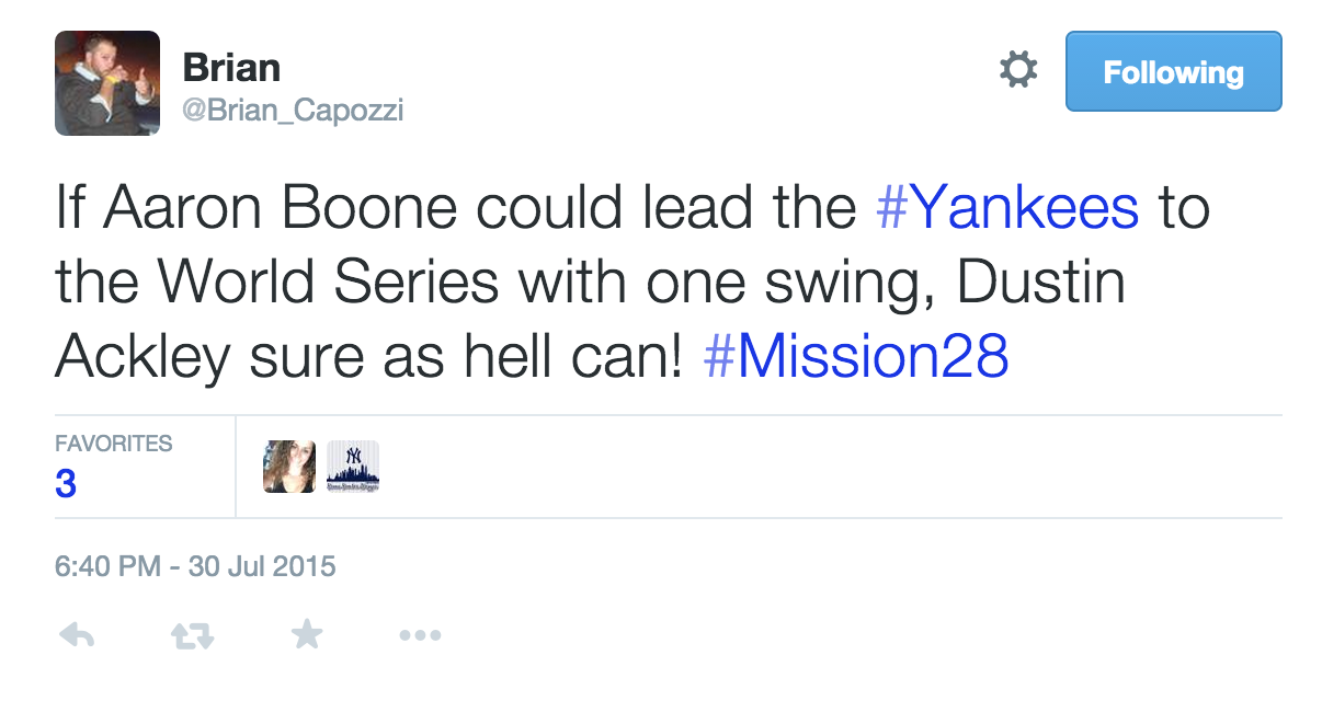 Brian keeps a positive ..and a bit sarcastic