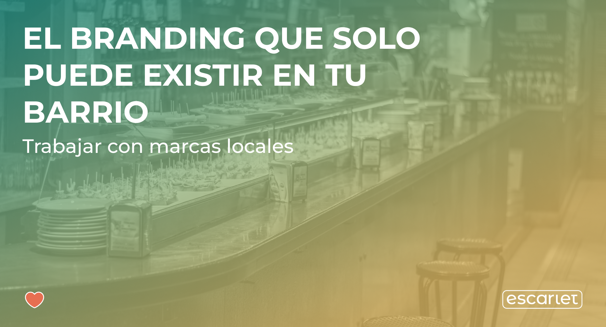 Ambiente urbano y comercio local como metáfora de marca de barrio