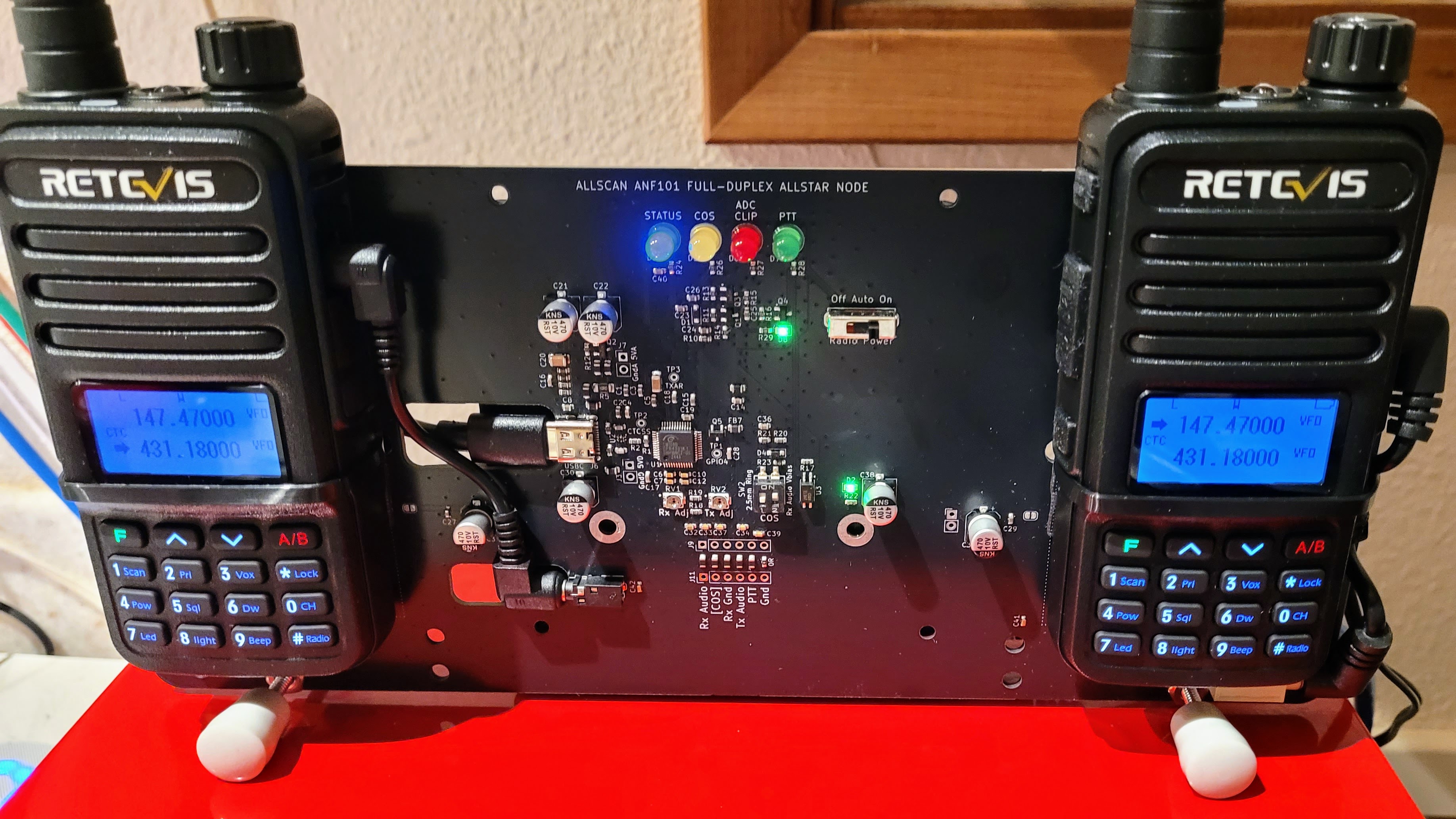 ANF101-M-RT85 full duplex AllStar node