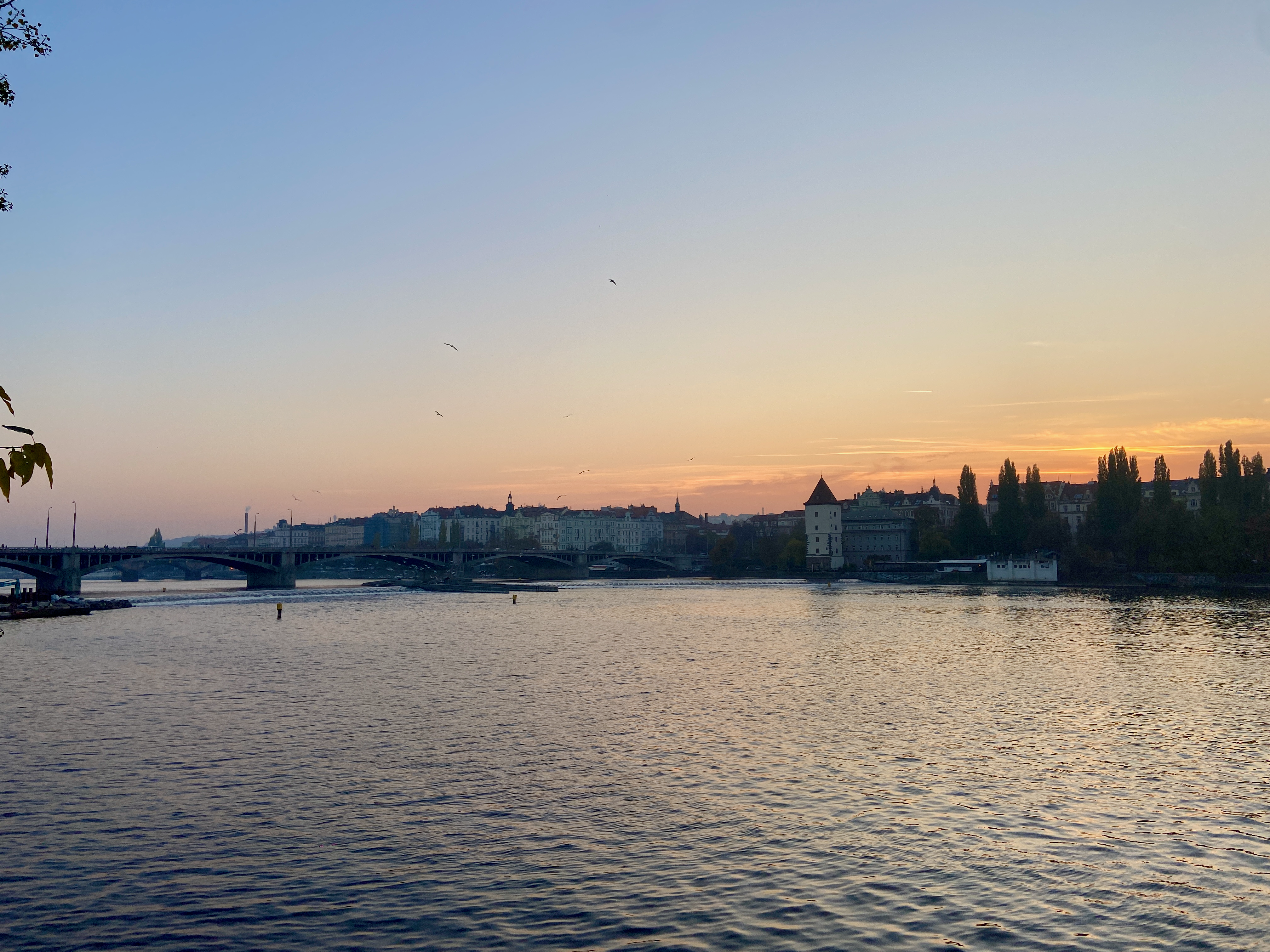 Sunset view from Prague, Czech Republic