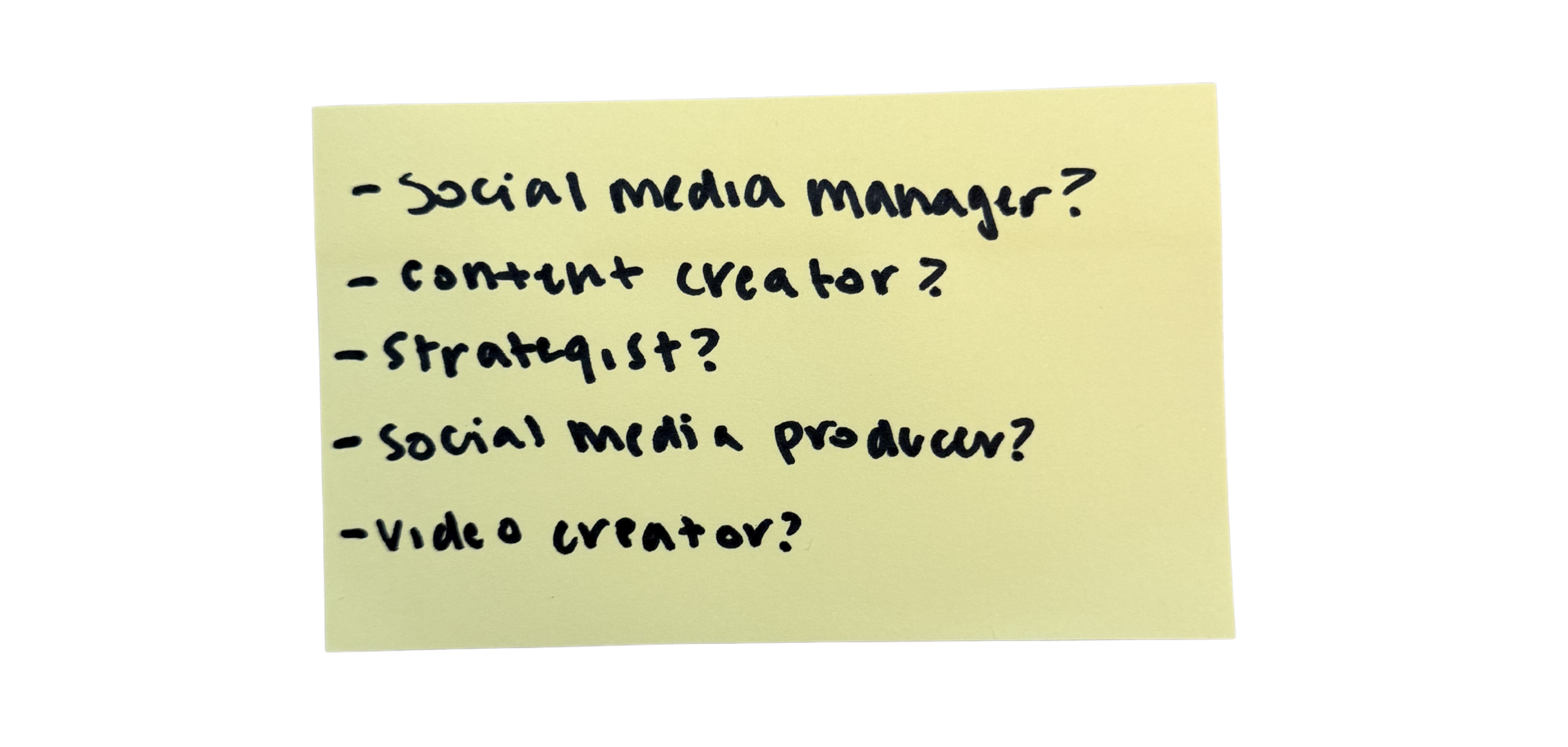What role should be your first social media hire?