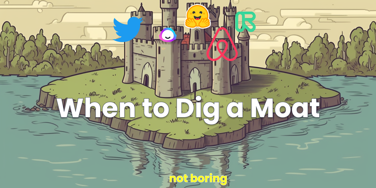 When to Dig a Moat - Not Boring by Packy McCormick