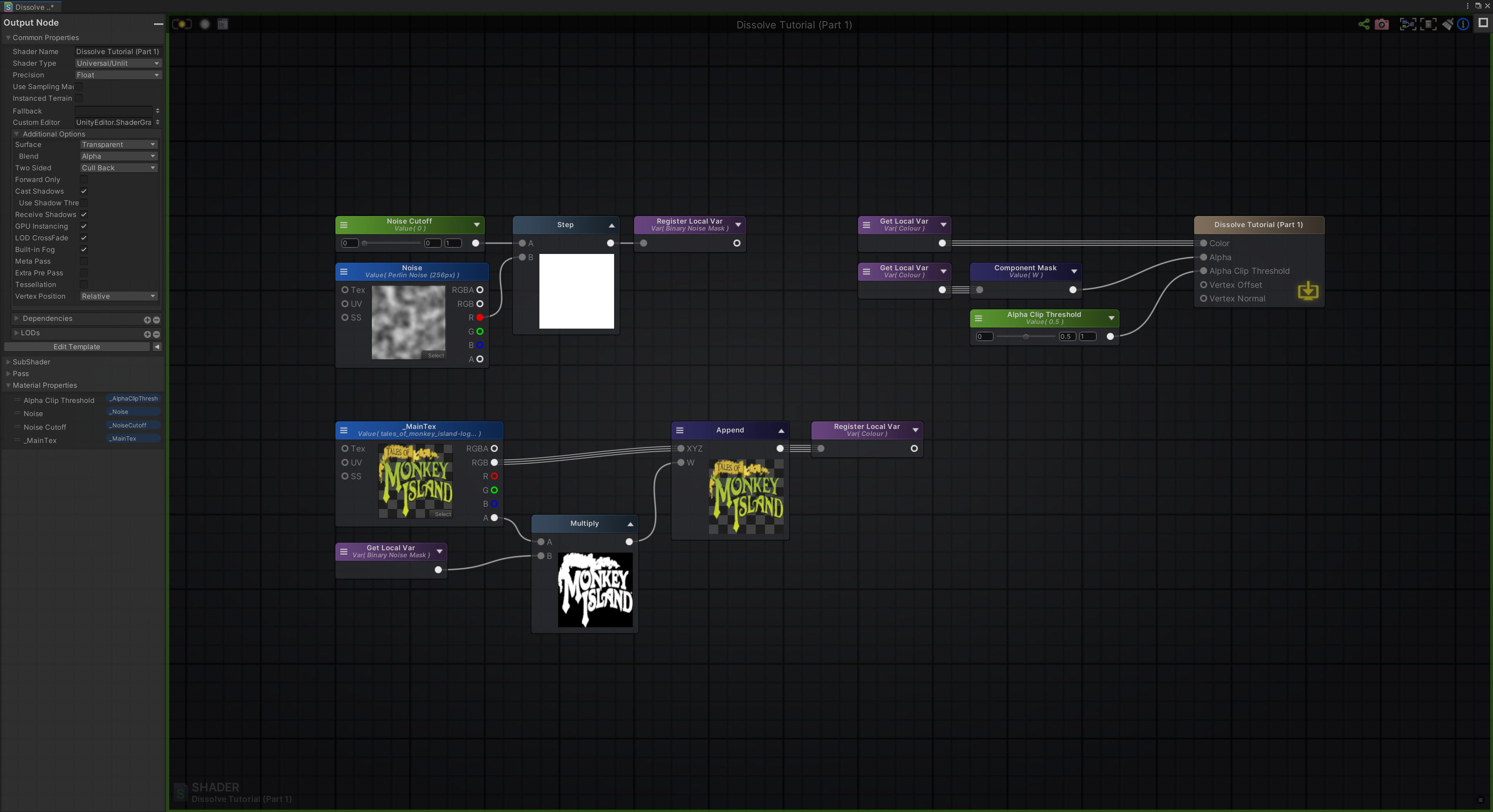 Unity Tutorial: Dissolve Shader (Part 1)
