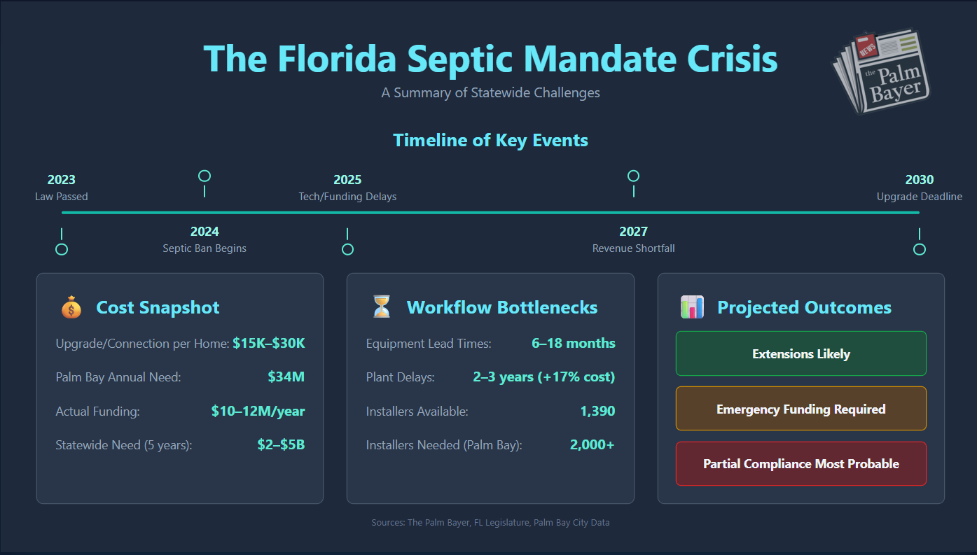Image for article: Septic Mandate Showdown: Florida’s Unfunded Deadlines Hit Home