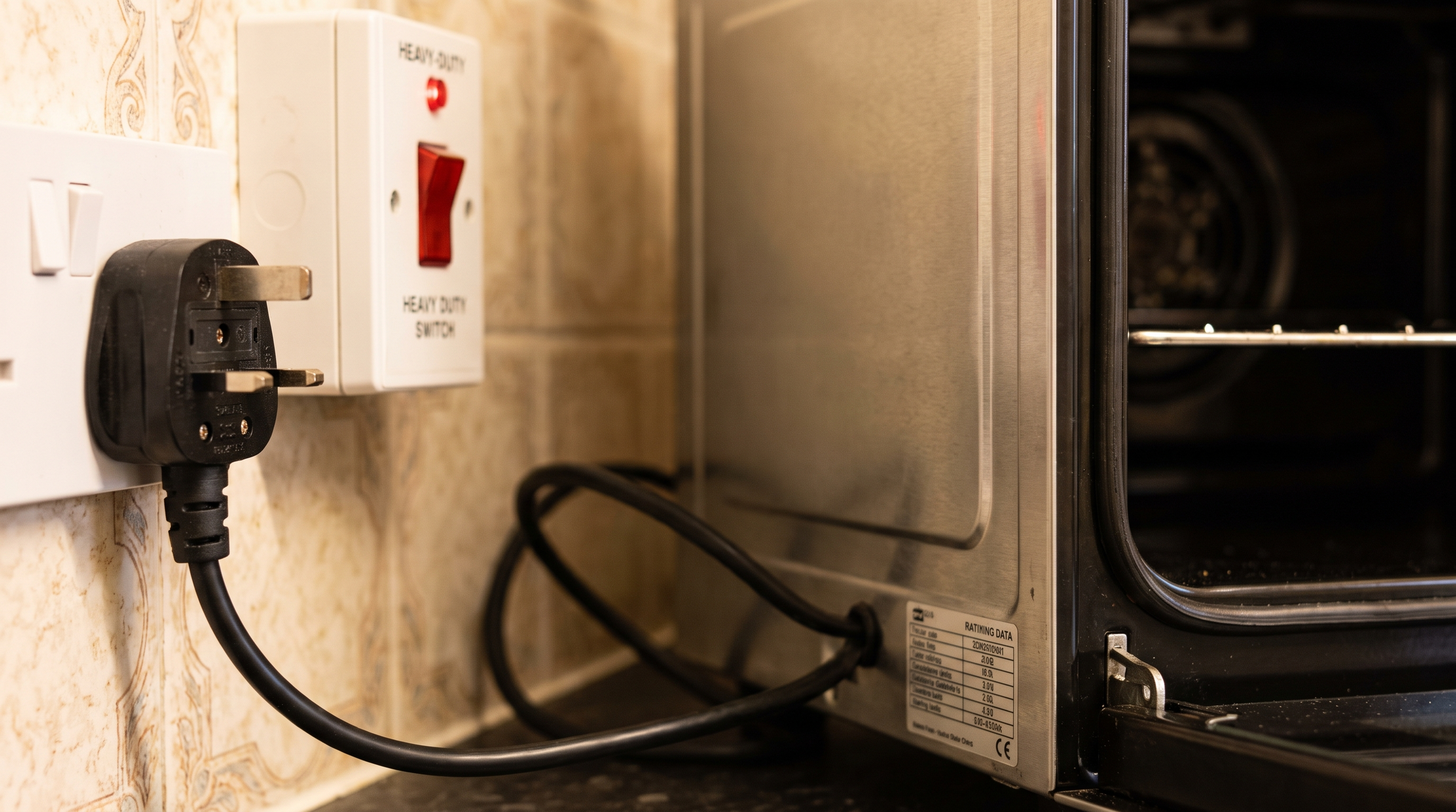 "Can I just plug my new oven into a normal socket?"