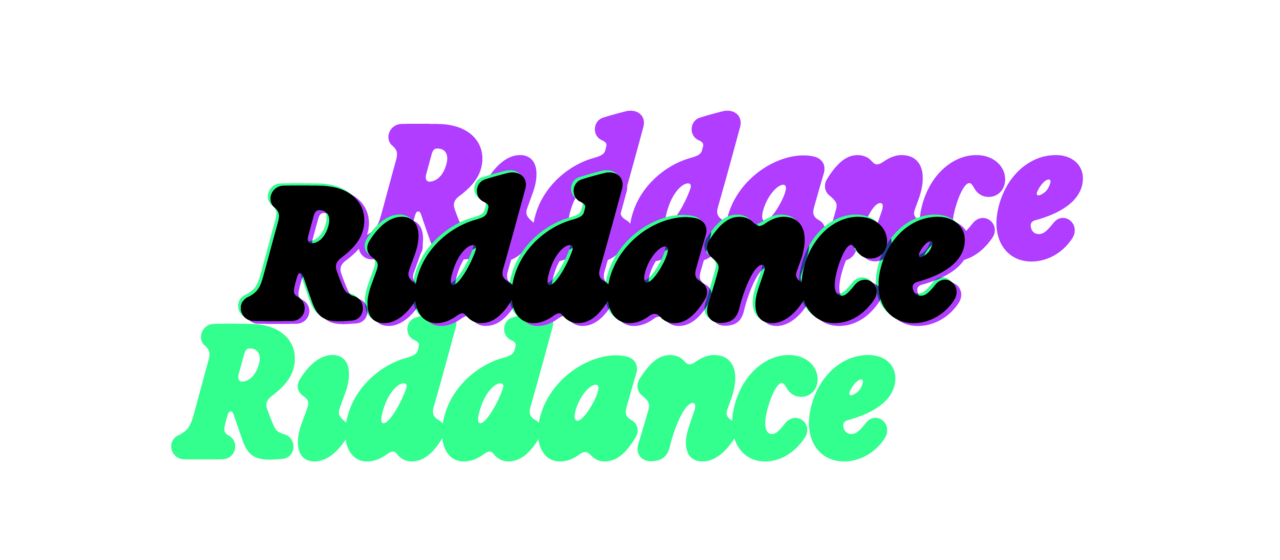 Substack banner for @riddance
