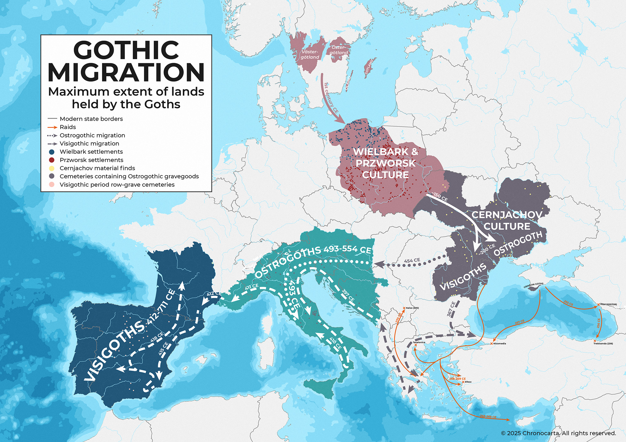 From the Baltic to the Sack of Rome: The Epic Journey of the Goths