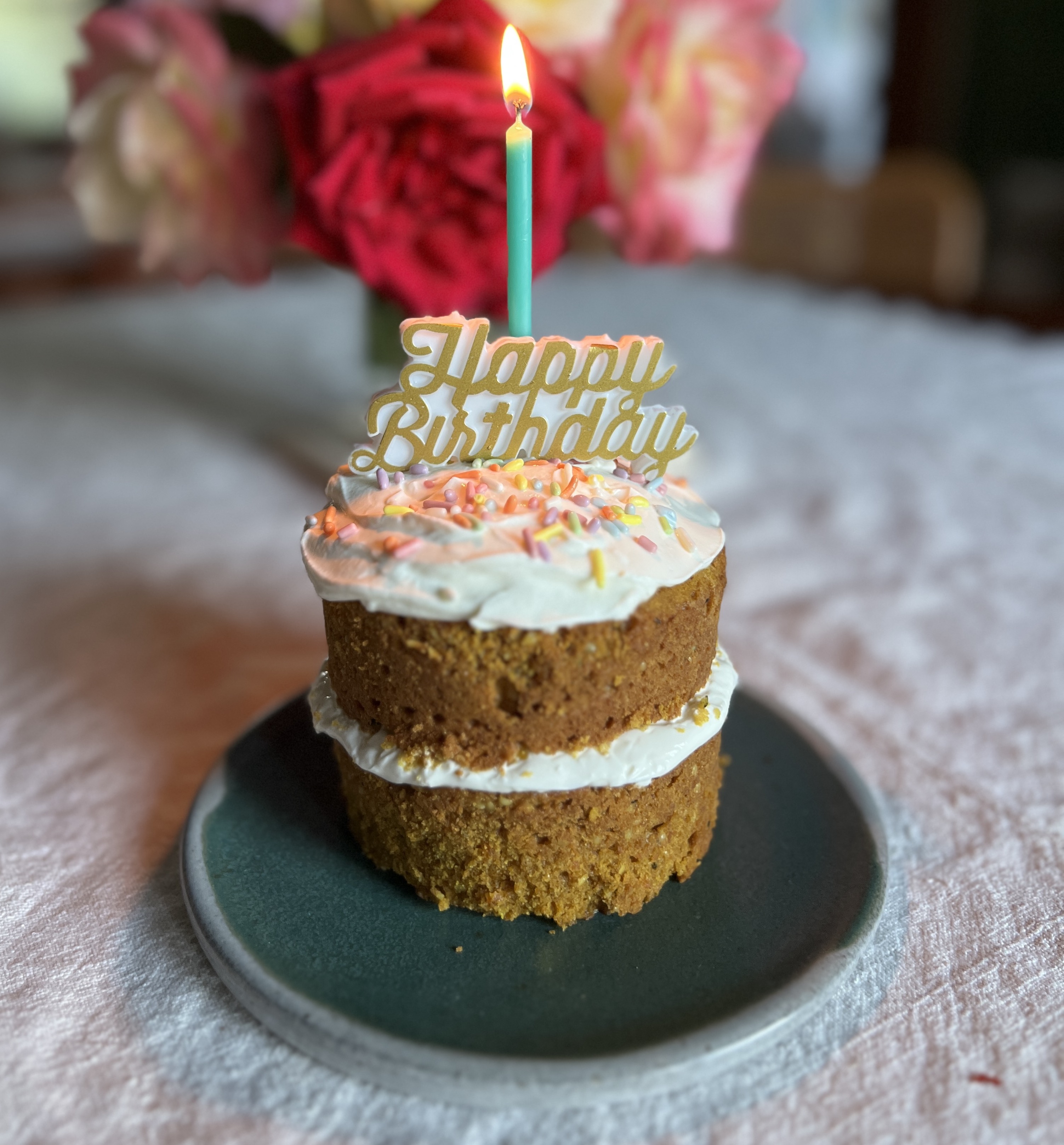 The Green Spoon's 1st Birthday Cake