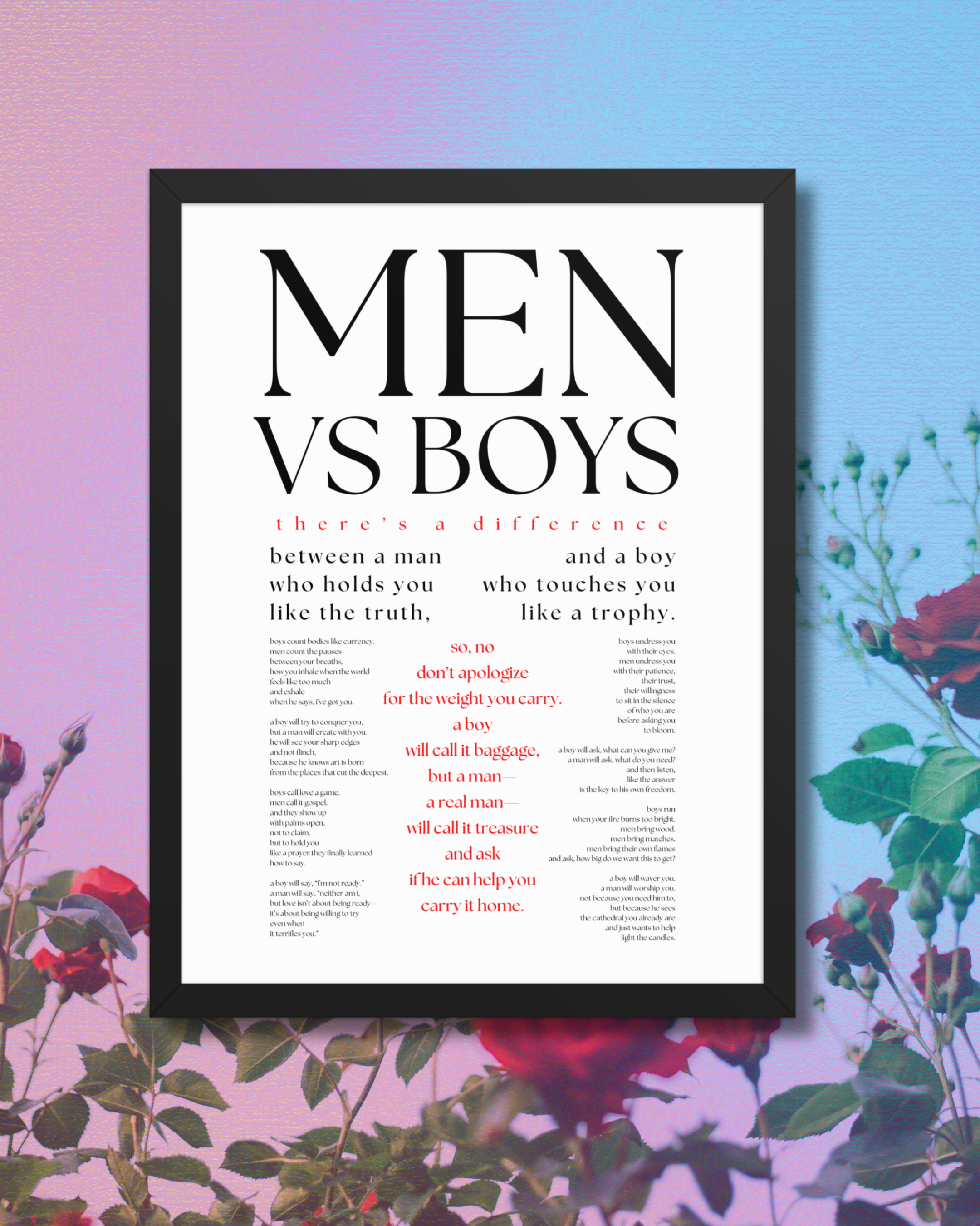 men vs boys - christopher sexton