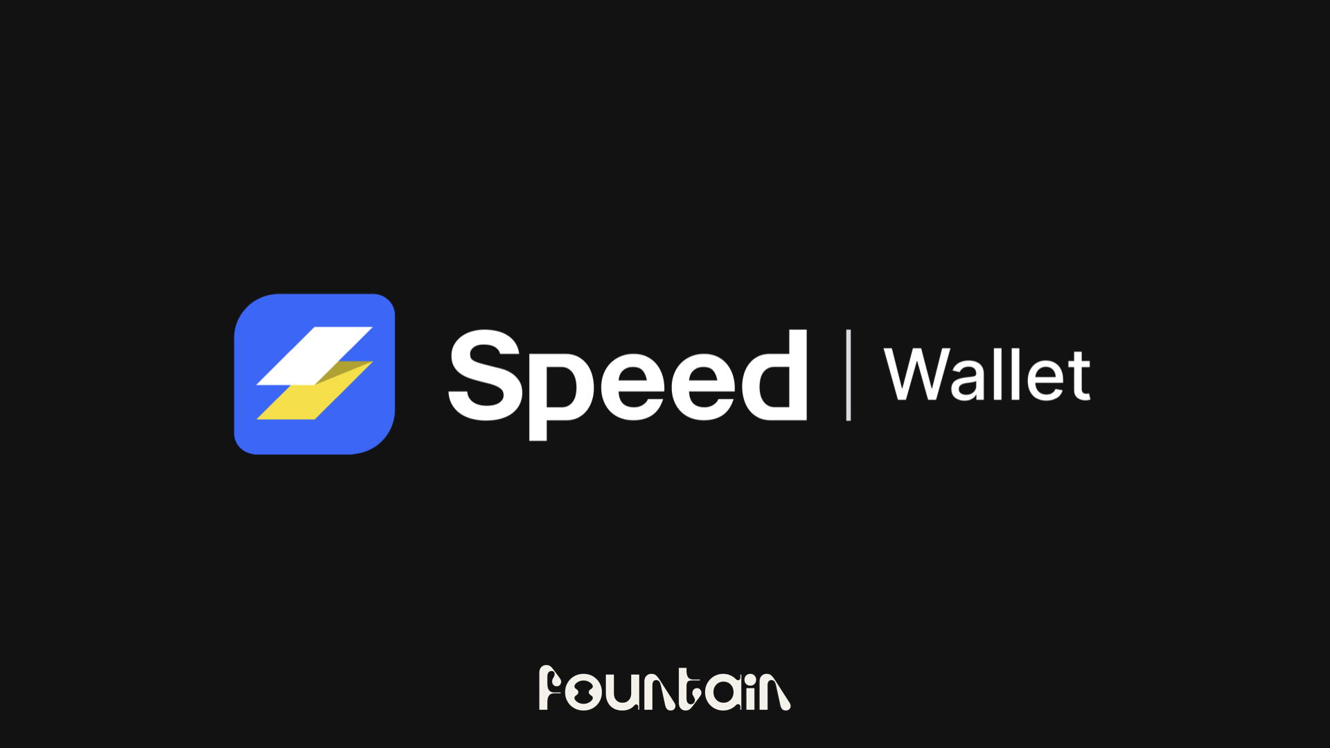 This Week Fountain Rewards Are Brought to You by Speed Bitcoin Wallet