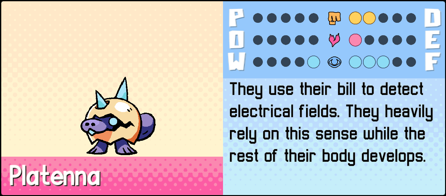 Platenna, the electroreceptive beastie Platenna, the electroreceptive beastie