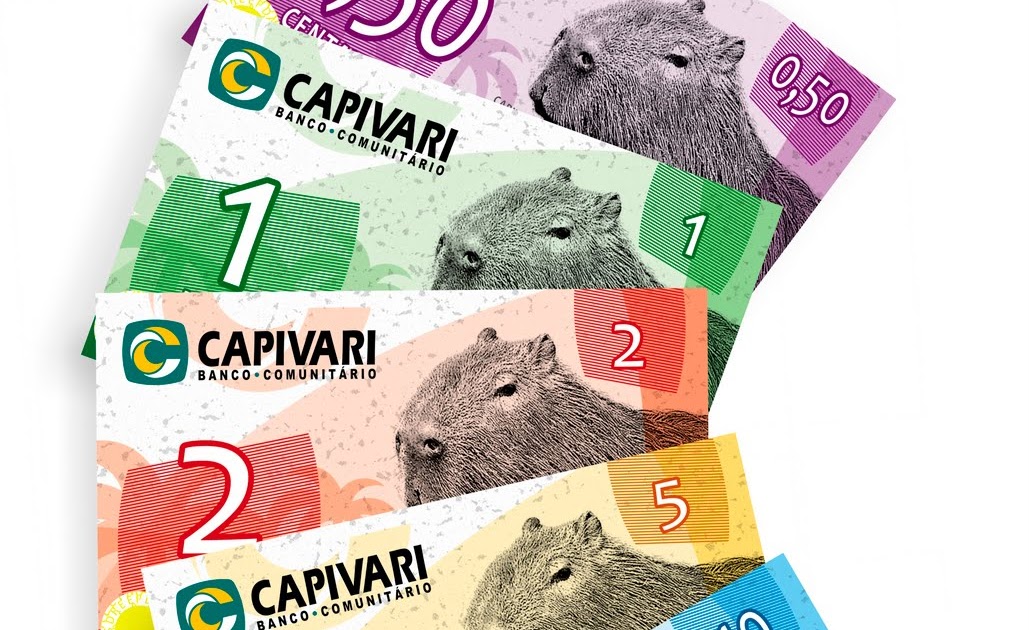Mais moedas de roedores e a cédula de Capivara