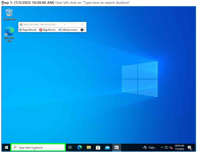 Record Instructions Using Built-in Windows Tools