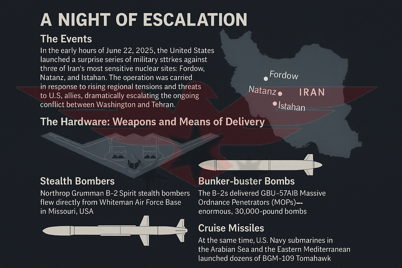 22.06.2025 U.S. Strikes on Iran: The Facts, The Fallout, What about Legality.