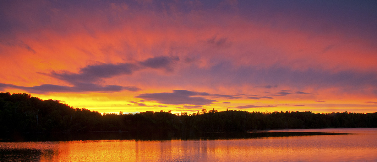 Sunset On Hatch Lake