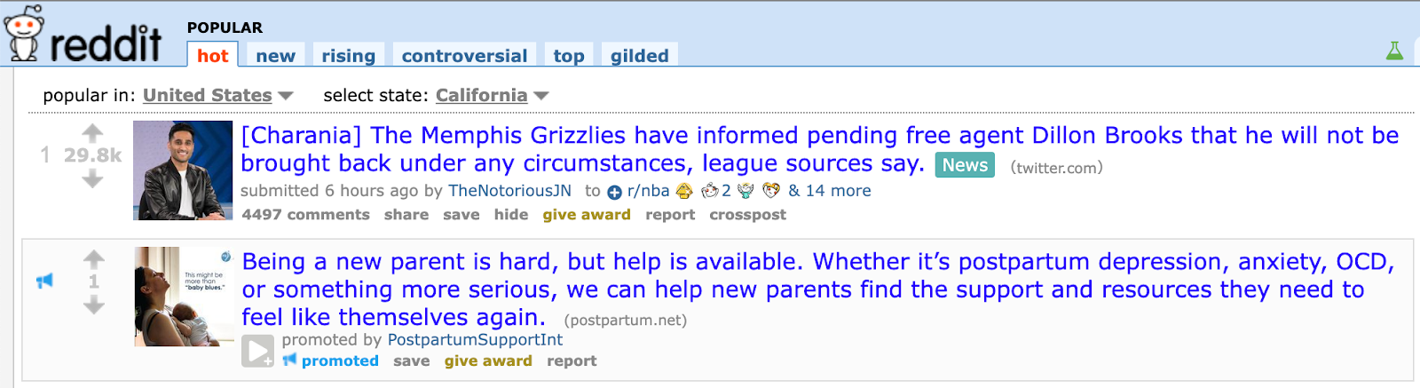 Image from What 5 years at Reddit taught us about building for a highly opinionated user