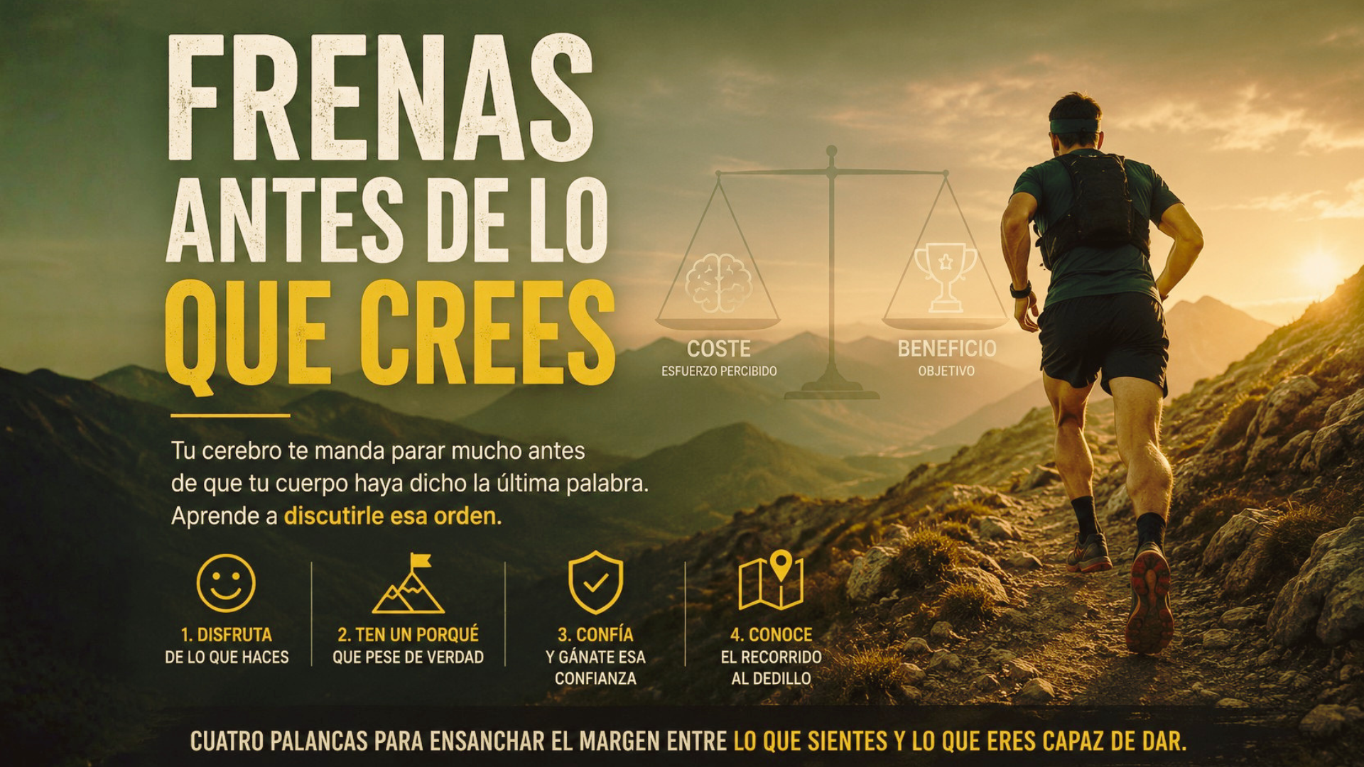 Frenas antes de lo que crees