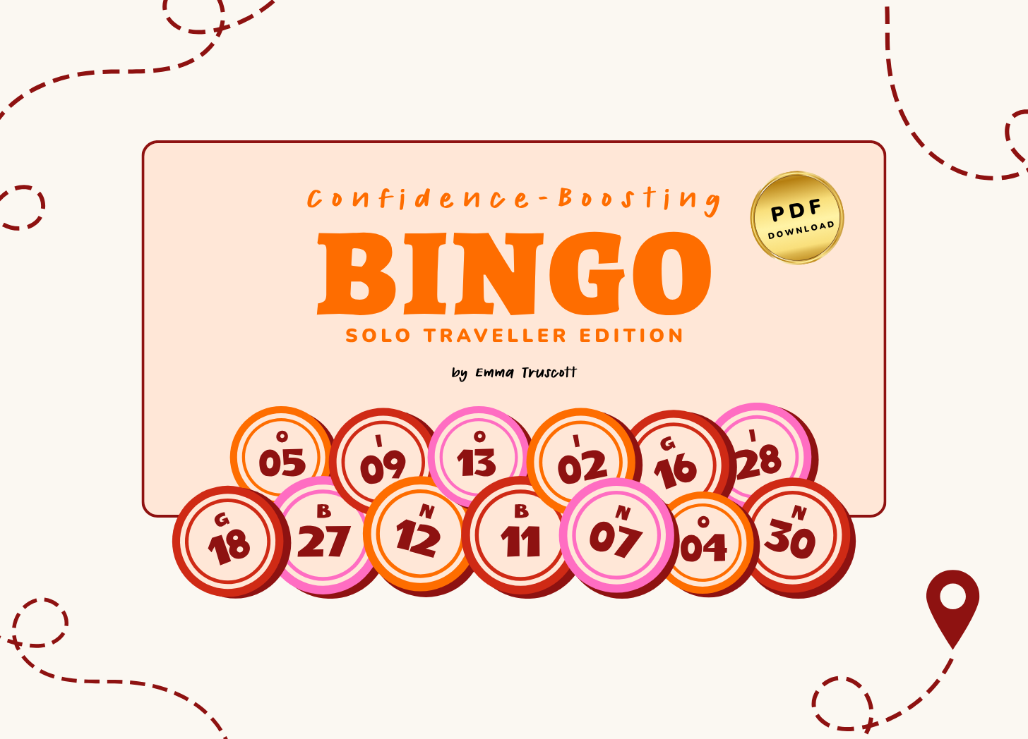 Confidence-boosting bingo: Solo traveller edition...