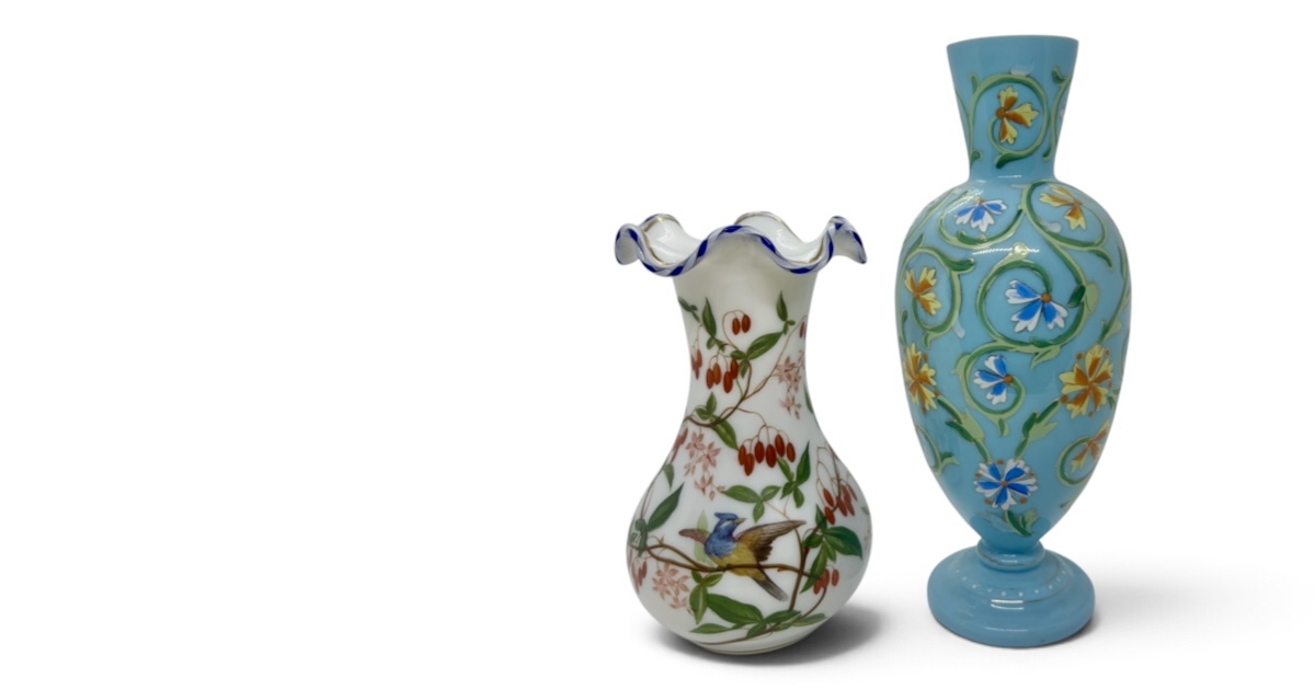 Which of these vases is worth ten times more than the other?