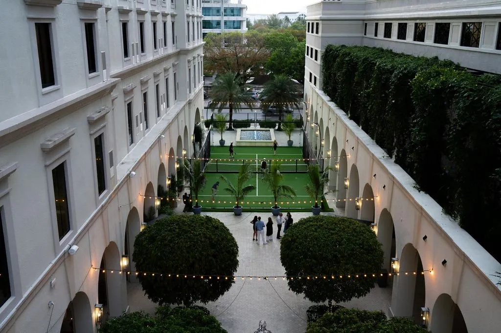 The 1,000th padel court to open in the U.S. in Coral Gables, FL