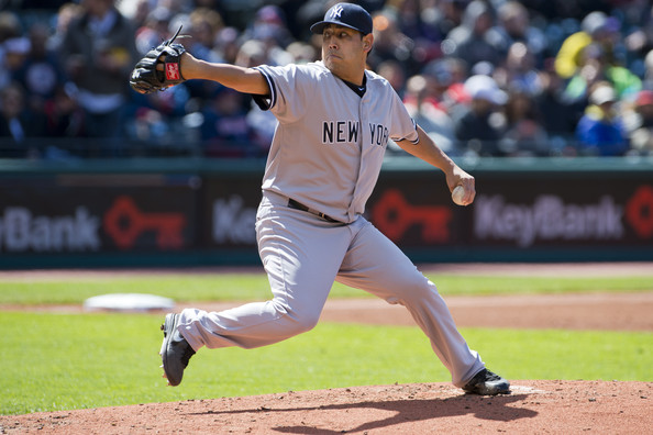 Vidal Nuno Yankees_ Indians 2013