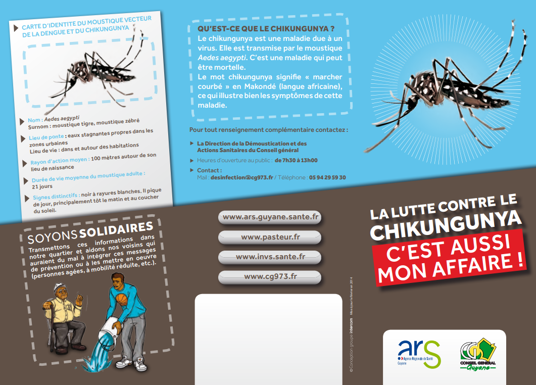 Chikungunya in French Guiana: 2,017 cases confirmed since January