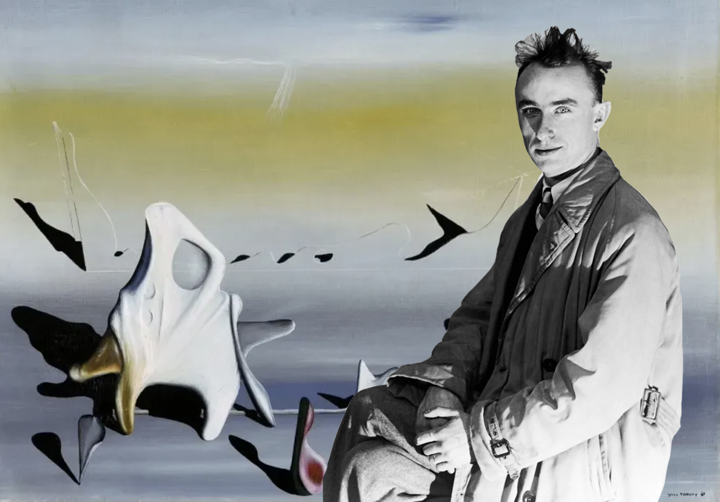 The liquescent portals of Yves Tanguy's Surrealist paintings