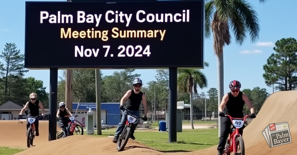 Image for article: Palm Bay City Council Actions: Veterans' Support, Infrastructure Progress, and Community Impact