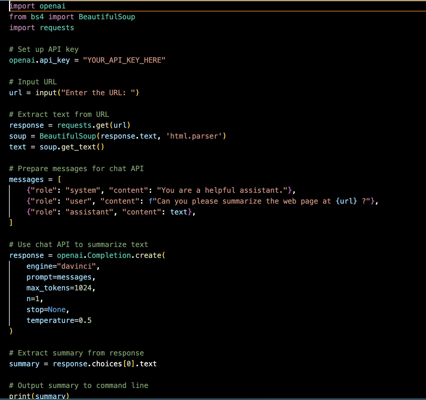 How I used GPT-4 to code an idea into to a working prototype
