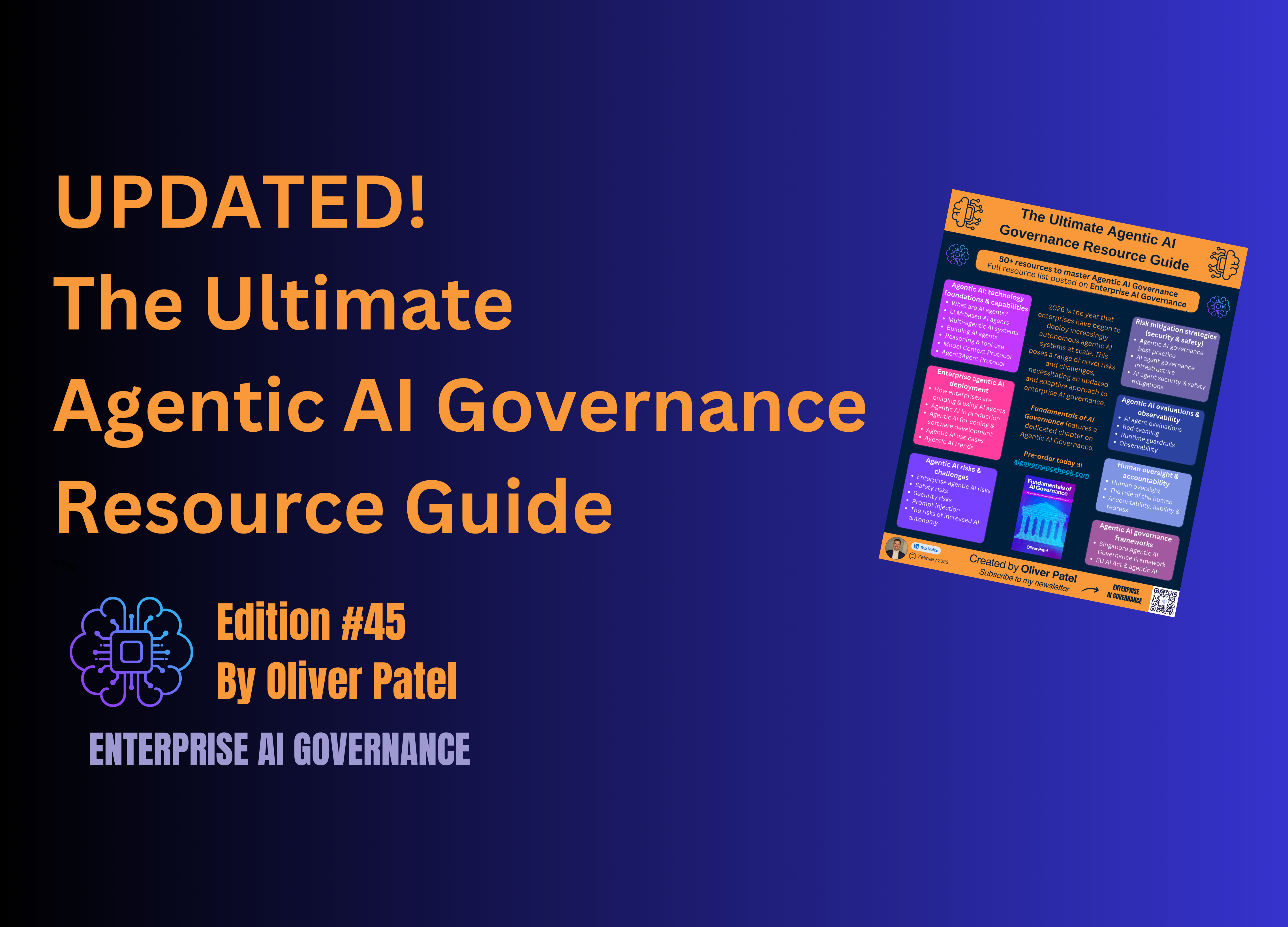UPDATED! The Ultimate Agentic AI Governance Resource Guide