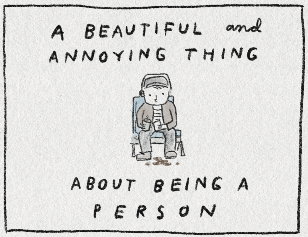 A beautiful and annoying thing about being a person, image size:1042x802
