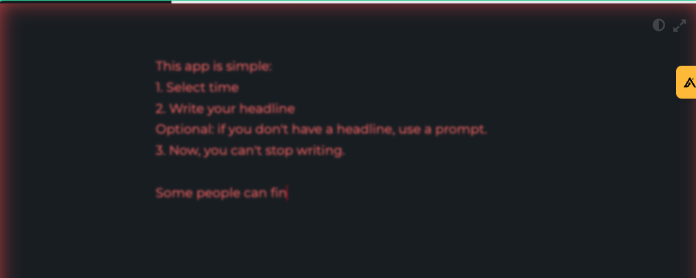 Screenshot of me sacrificing some writing to get this image.