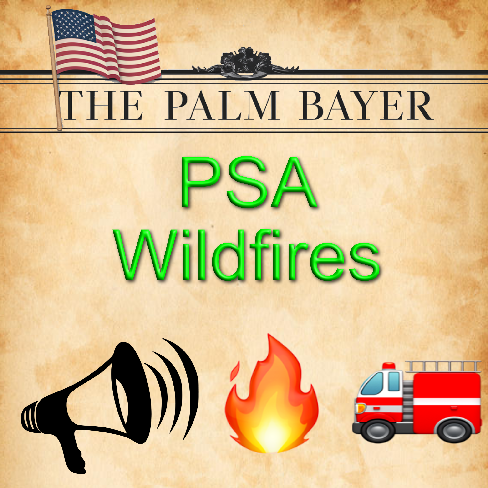 Image for article: Bracing for Blaze🔥: Palm Bay's Wildfire Watch Intensifies with Dry Forecast 🔥