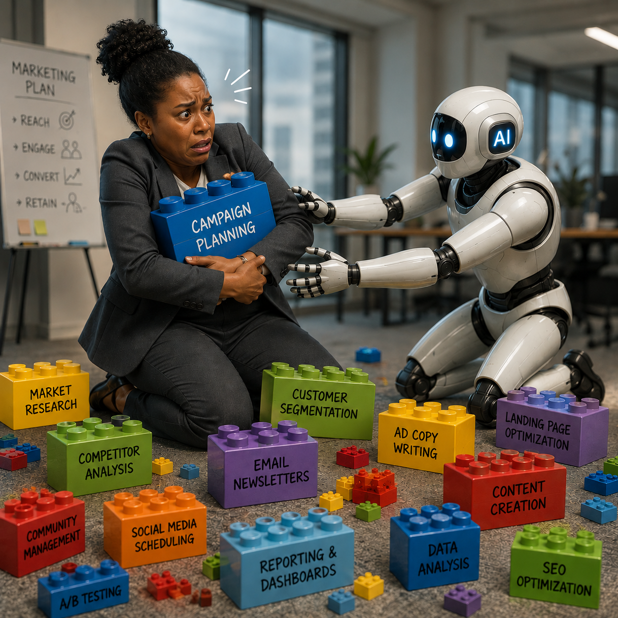 Give Away Your Legos... to AI